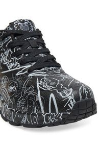 skechers - Skechers Sneakersy Street Uno - Process Sketch 177972/BKW Czarny. Kolor: czarny. Materiał: skóra #3