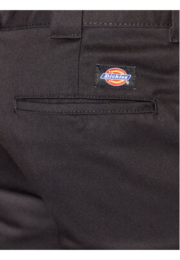 Dickies Spodnie materiałowe Work DK0A4XK9BLK Czarny Slim Fit. Kolor: czarny. Materiał: bawełna