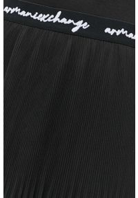 Armani Exchange spódnica kolor czarny maxi prosta. Kolor: czarny #2