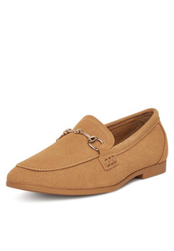 Jenny - JENNY Loafersy HY60163-9 Brązowy. Kolor: brązowy. Materiał: materiał