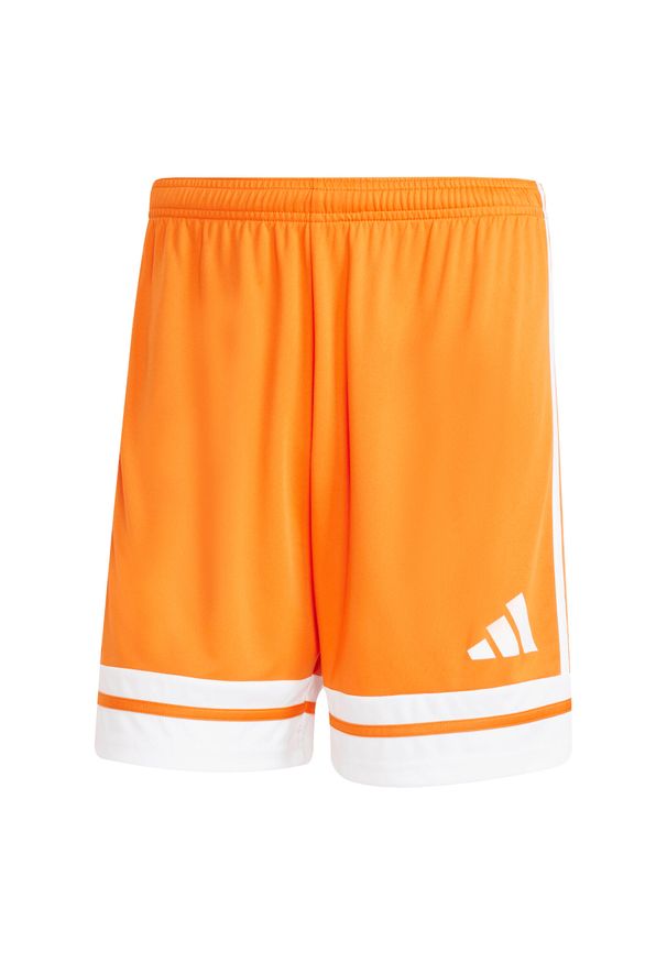Adidas - Spodenki męskie adidas Squadra 25. Kolor: żółty, pomarańczowy, biały, wielokolorowy. Materiał: poliester. Sport: piłka nożna