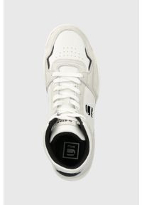 G-Star RAW - G-Star Raw sneakersy attacc mid 2212040711.WHT kolor biały. Nosek buta: okrągły. Zapięcie: sznurówki. Kolor: biały. Obcas: na obcasie. Wysokość obcasa: niski #2