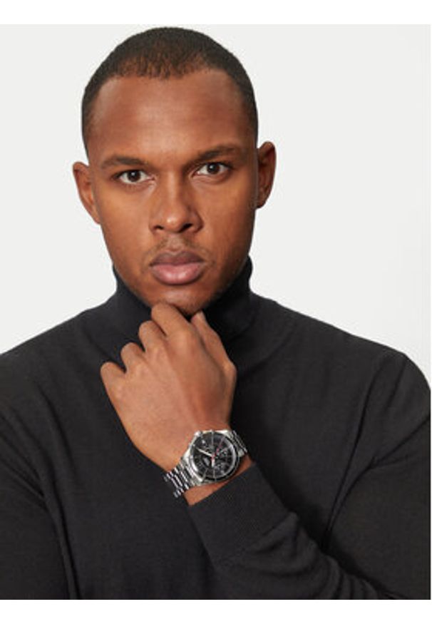 Casio Zegarek MTP-1374PD-1AVEF Srebrny. Kolor: srebrny