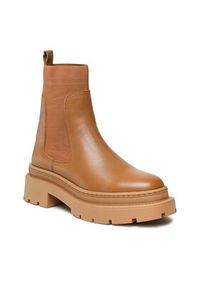 Gino Rossi Sztyblety 222FW104 Brązowy. Kolor: brązowy. Materiał: skóra #5