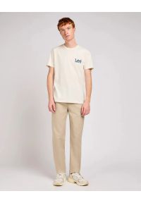 Lee - MESKIE SPODNIE MATERIALOWE LEE REGULAR CHINO STONE 112342929 #4