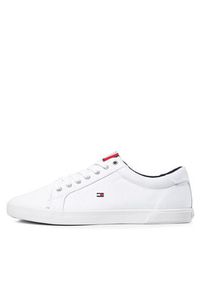 TOMMY HILFIGER - Tommy Hilfiger Sneakersy Iconic Long Lace Sneaker FM0FM01536 Biały. Kolor: biały. Materiał: materiał