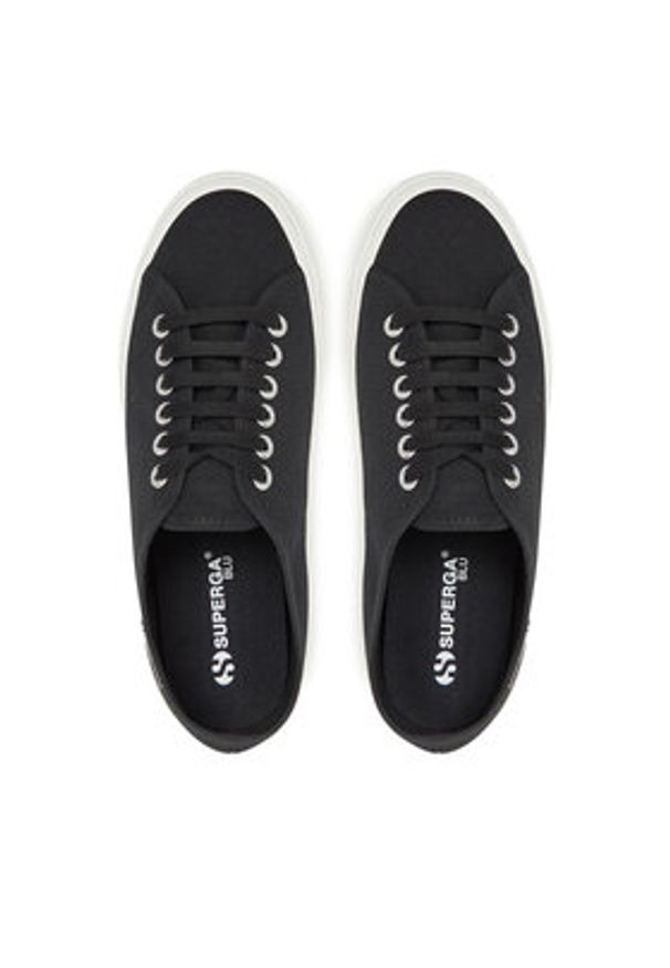 Superga Tenisówki 3750 LEGGERA S7151EW Czarny. Kolor: czarny. Materiał: materiał