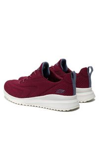 skechers - Skechers Sneakersy Whip Splash 117187/BURG Bordowy. Kolor: czerwony. Materiał: materiał #3