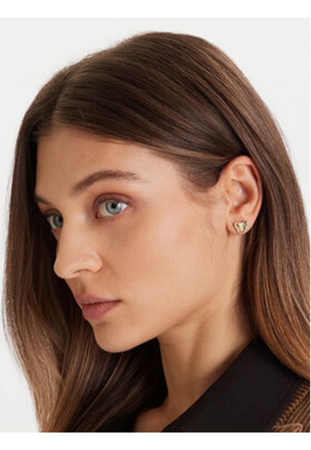 Coach Kolczyki 37423839 Złoty. Materiał: metalowe. Kolor: złoty