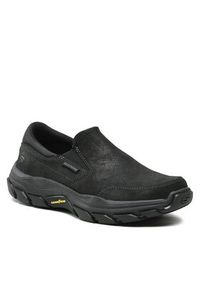 skechers - Skechers Półbuty Calum 204480/BBK Czarny. Kolor: czarny. Materiał: skóra, zamsz #3