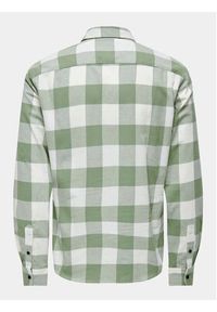 Only & Sons Koszula Gudmund 22007112 Zielony Slim Fit. Kolor: zielony. Materiał: bawełna #5