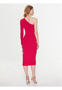 Elisabetta Franchi Sukienka koktajlowa AM-91B-32E2-V480 Różowy Slim Fit. Kolor: różowy. Materiał: wiskoza. Styl: wizytowy