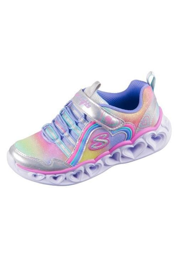 skechers - Buty do chodzenia dla dzieci Skechers Heart Lights Rainbow Lux. Zapięcie: rzepy. Kolor: wielokolorowy. Materiał: syntetyk, tkanina, materiał. Szerokość cholewki: normalna. Model: Skechers Sport. Sport: turystyka piesza
