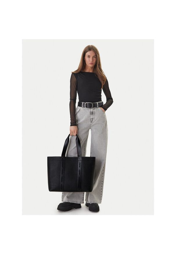 Hugo - Torebka HUGO. Kolor: czarny