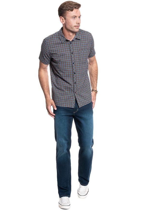 Mustang - MĘSKA KOSZULA MATERIAŁOWA MUSTANG COLLIN BASIC CHECK 1009576 11739. Materiał: materiał