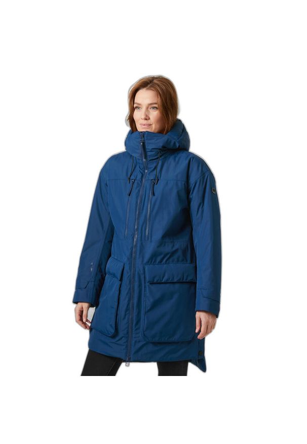 Parka damska Helly Hansen Maud. Kolor: niebieski. Sezon: zima