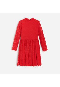Reserved - Koronkowa sukienka - Czerwony. Kolor: czerwony. Materiał: koronka #1