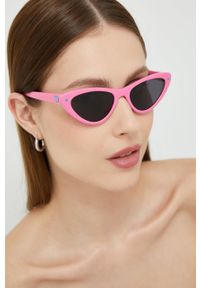 Chiara Ferragni okulary przeciwsłoneczne damskie kolor różowy. Kolor: różowy #1