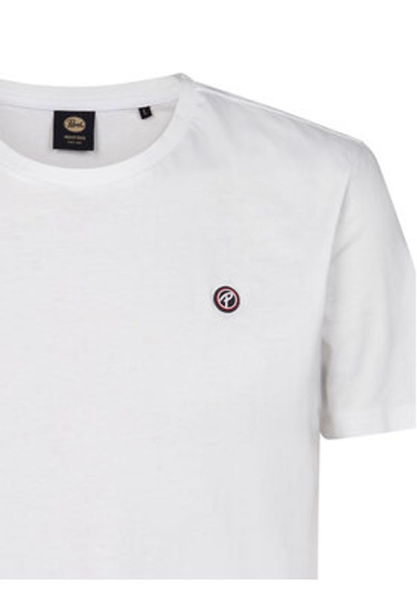 Petrol Industries T-Shirt M-ROS-TSR002 Biały Regular Fit. Kolor: biały. Materiał: bawełna