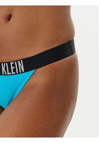 Calvin Klein Swimwear Dół od bikini KW0KW02857 Niebieski. Kolor: niebieski. Materiał: syntetyk #2