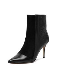 Eva Minge Botki EO-DELLA-GLC9036-5.5-888 Czarny. Kolor: czarny. Materiał: skóra #4