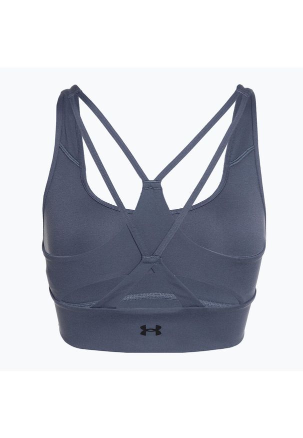 Biustonosz treningowy Under Armour Project Rock LG Grind Sportlette. Kolor: szary. Sport: fitness