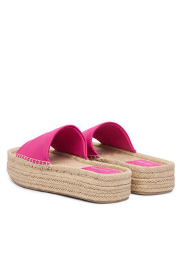 Calvin Klein Espadryle Ebeth HW0HW02894 Różowy. Kolor: różowy. Materiał: materiał