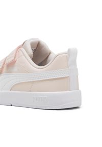 Puma - Dziecięce sneakersy Courtflex V3 PUMA Island Pink White. Kolor: wielokolorowy, różowy, biały