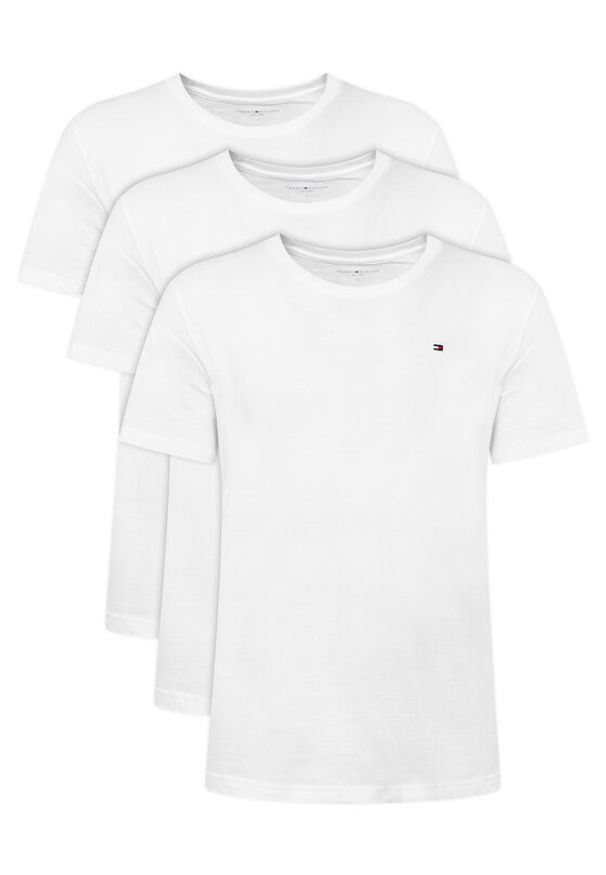 TOMMY HILFIGER - Tommy Hilfiger Komplet t-shirtów UM0UM03379 Biały Regular Fit. Kolor: biały. Materiał: bawełna
