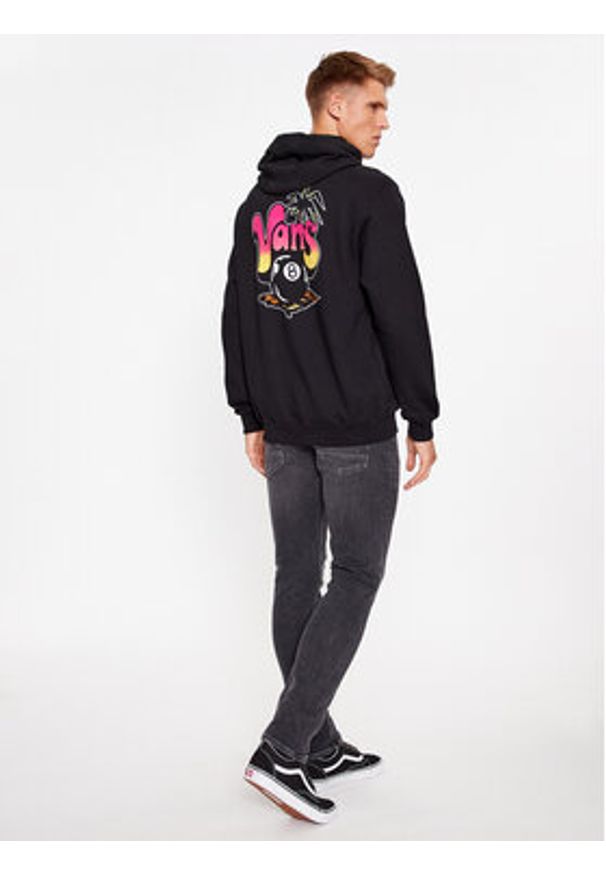 Vans Bluza 8 Ball Po VN0008HW Czarny Classic Fit. Kolor: czarny. Materiał: bawełna