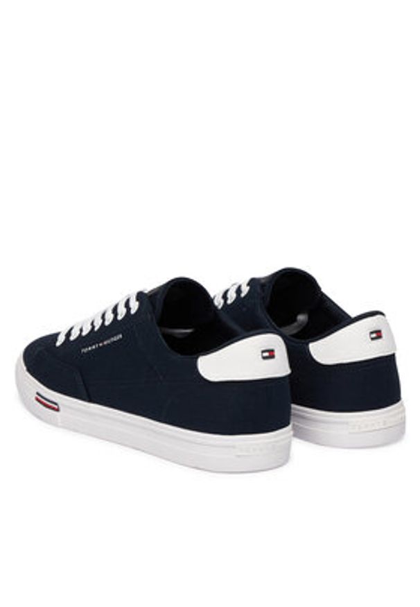 TOMMY HILFIGER - Tommy Hilfiger Tenisówki Vulc Core Rwb Long FM0FM05813 Granatowy. Kolor: niebieski. Materiał: materiał