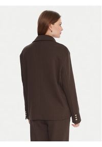 Maryley Marynarka 25IB288/M02/07CO Brązowy Regular Fit. Kolor: brązowy. Materiał: syntetyk #5