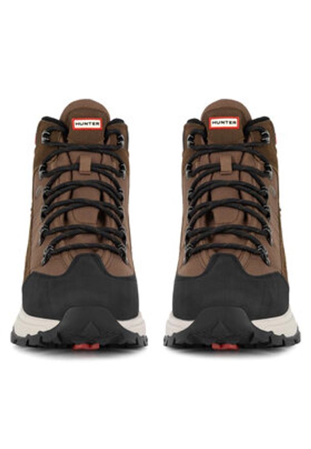 Hunter Trekkingi H1-060 Brązowy. Kolor: brązowy. Materiał: skóra. Sport: turystyka piesza
