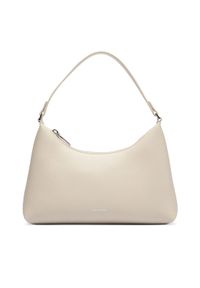 Calvin Klein Torebka Foil Logo Small Shoulder Bag LV04F3890G Kremowy. Kolor: kremowy. Materiał: skórzane #1