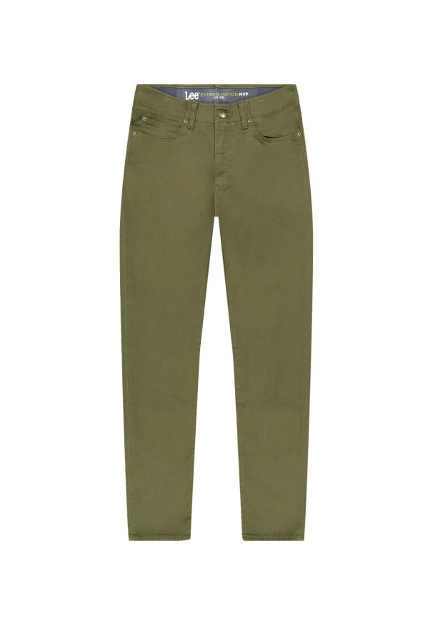 Lee - MESKIE SPODNIE LEE SLIM FIT MVP OLIVE MOSS 112376325