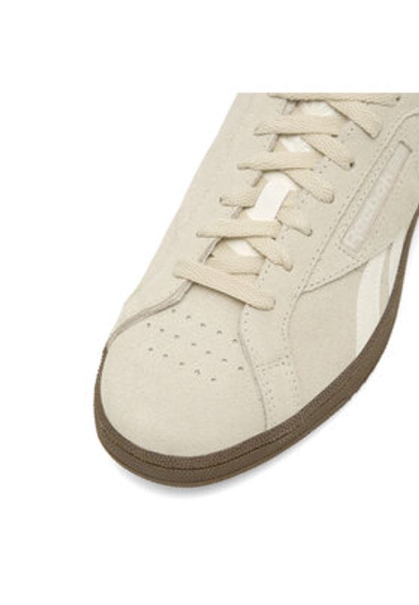 Reebok Sneakersy Club C Grounds Uk 100033075-M Beżowy. Kolor: beżowy. Materiał: zamsz, skóra. Model: Reebok Club