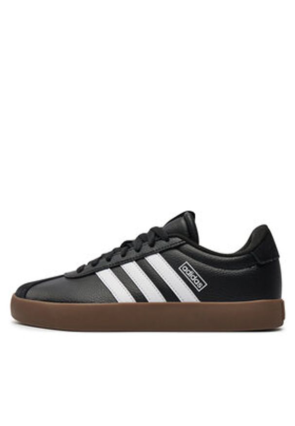 Adidas - adidas Sneakersy Court ID8796 Czarny. Kolor: czarny. Materiał: skóra