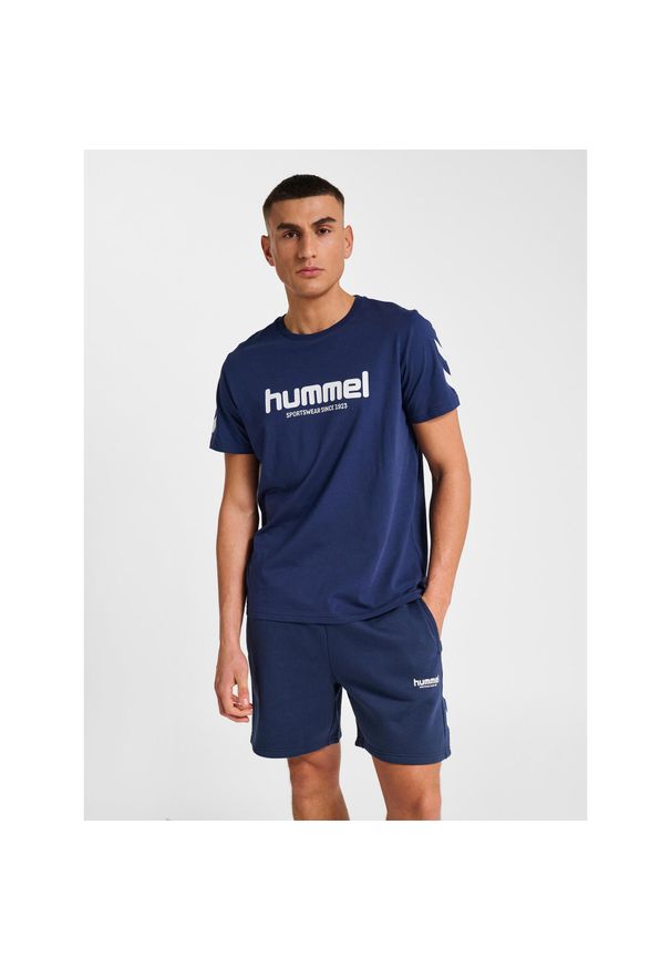 Koszulka Hummel Legacy 2.0. Kolor: niebieski, wielokolorowy, zielony. Sport: fitness