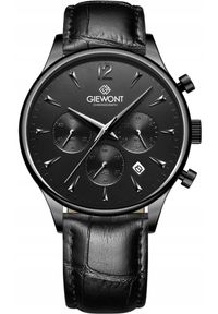 Zegarek Giewont Zegarek Męski Chronograph Sapphire Czarny GW6310-A1. Kolor: czarny #1