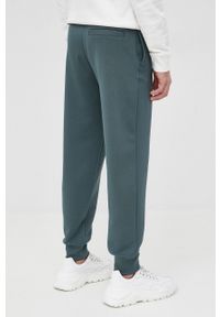 Armani Exchange spodnie 3LZPHC.ZJZDZ męskie kolor zielony gładkie. Kolor: zielony. Materiał: dzianina. Wzór: gładki #2