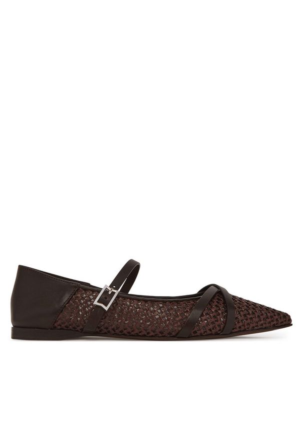 Półbuty Max Mara. Kolor: brązowy