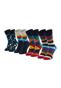 Happy-Socks - Happy Socks Skarpety wysokie unisex XMIX09-6050 Kolorowy. Materiał: materiał. Wzór: kolorowy #1
