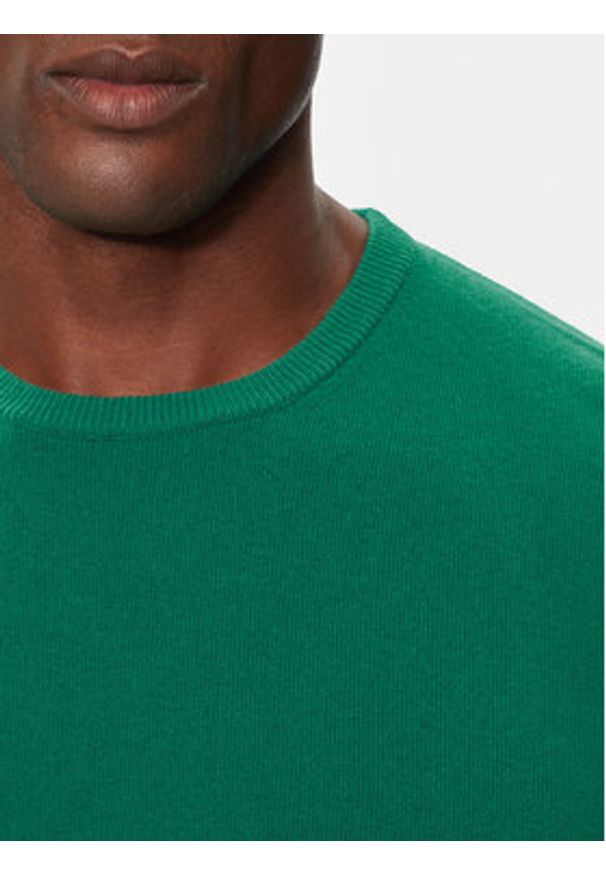 United Colors of Benetton - United Colors Of Benetton Sweter 1002U1G34 Zielony Regular Fit. Kolor: zielony. Materiał: wełna