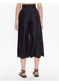 TwinSet - TWINSET Kuloty 231TT2305 Czarny Relaxed Fit. Kolor: czarny. Materiał: bawełna