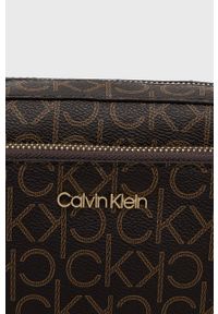 Calvin Klein - Torebka. Kolor: brązowy. Rodzaj torebki: na ramię #5