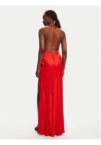 BARDOT - Bardot Sukienka wieczorowa YVE Halter 59315DB Czerwony Slim Fit. Typ kołnierza: dekolt halter. Kolor: czerwony. Materiał: wiskoza. Styl: wizytowy #6
