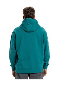 Quiksilver - Bluza z kapturem dla Mężczyzn OMNI LOGO Niebieski. Typ kołnierza: kaptur. Kolor: niebieski. Materiał: materiał, poliester, bawełna. Długość rękawa: długi rękaw. Długość: długie