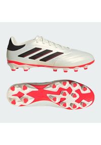 Adidas - Buty adidas Copa Pure.2 League Mg IE7515 białe. Kolor: biały. Materiał: skóra, syntetyk, materiał. Szerokość cholewki: normalna. Sport: piłka nożna