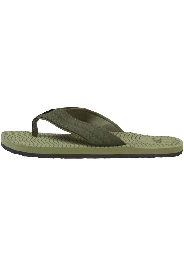 Klapki męskie O'Neill Koosh Sandals. Okazja: na spacer. Kolor: zielony. Materiał: guma, materiał. Sport: turystyka piesza, pływanie