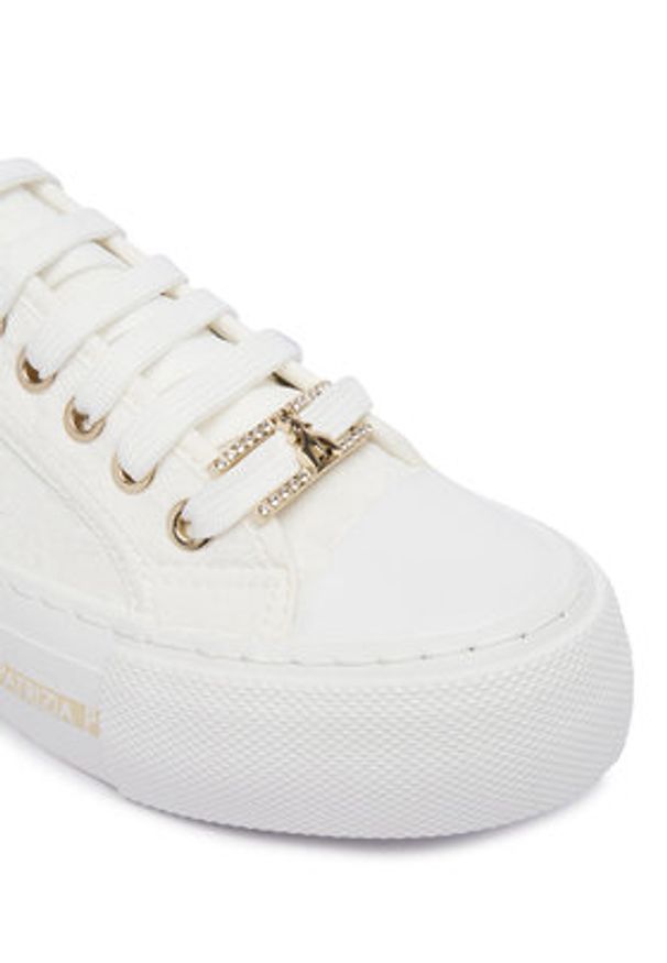Patrizia Pepe Sneakersy PPJ372.27 Biały. Kolor: biały. Materiał: materiał